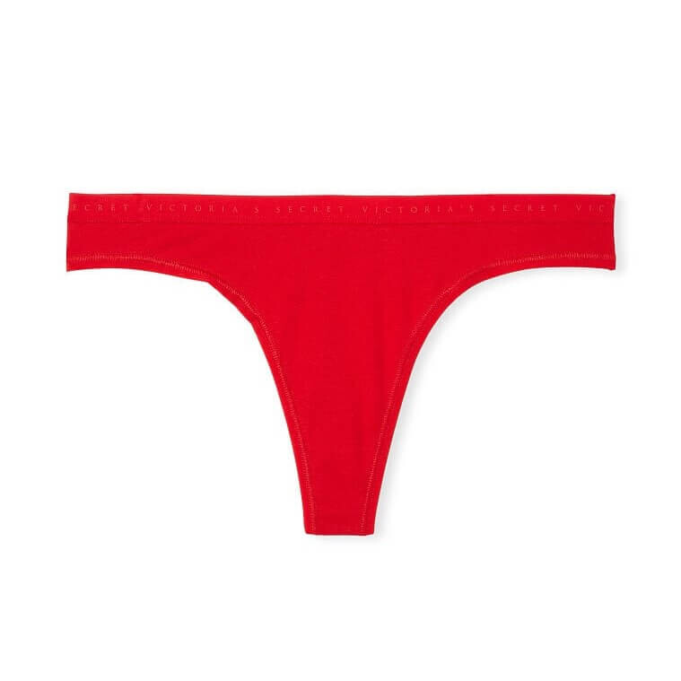 

Трусики-стринги Victoria's Secret Stretch Cotton, красный