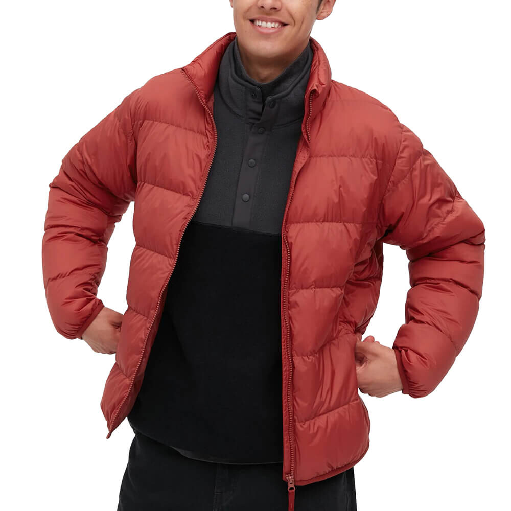 

Ультралегкий пуховик Uniqlo 3D Cut, светло-красный