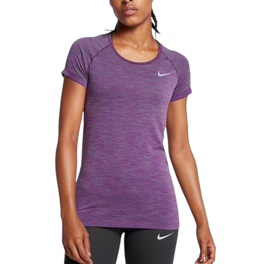 

Футболка Nike Dri-fit Knit, фиолетовый