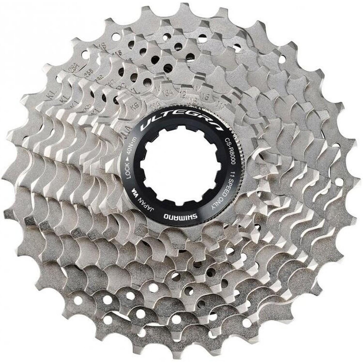 

Кассета 11В Shimano Ultegra CS-R8000, серебро / серебро / серебро