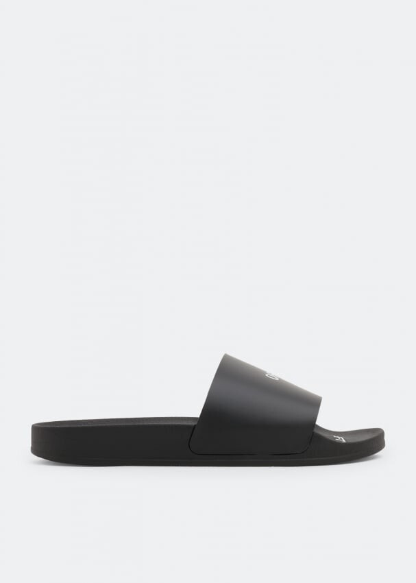 

Шлепанцы OFF-WHITE Logo slides, черный