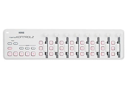 цена Korg nanoKONTROL2 Slim-Line USB MIDI-контроллер (белый)