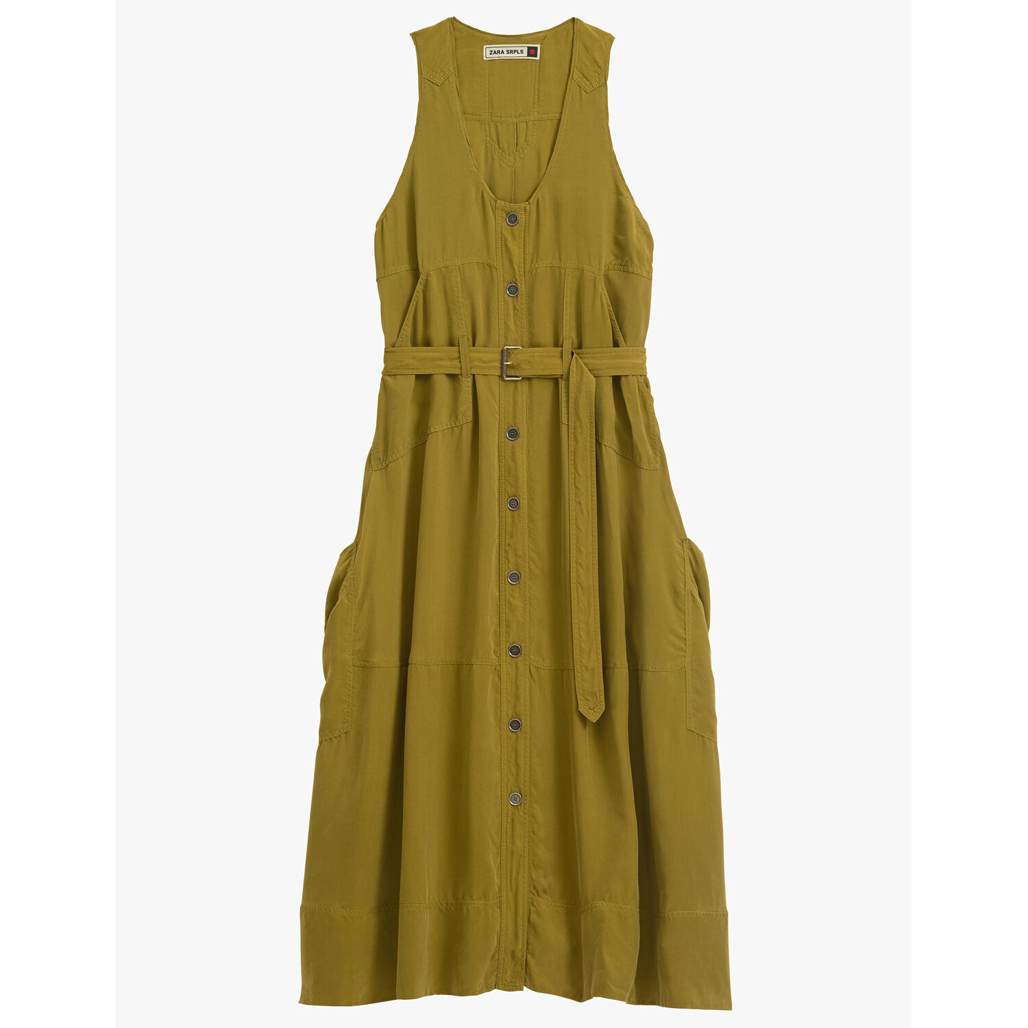 

Платье Zara, хаки