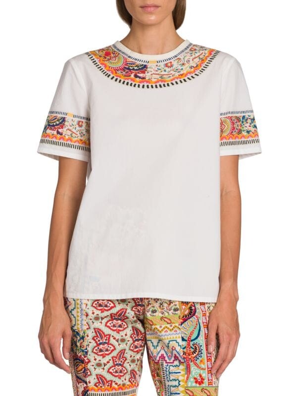 

Пуловер с абстрактным принтом Etro Ivory