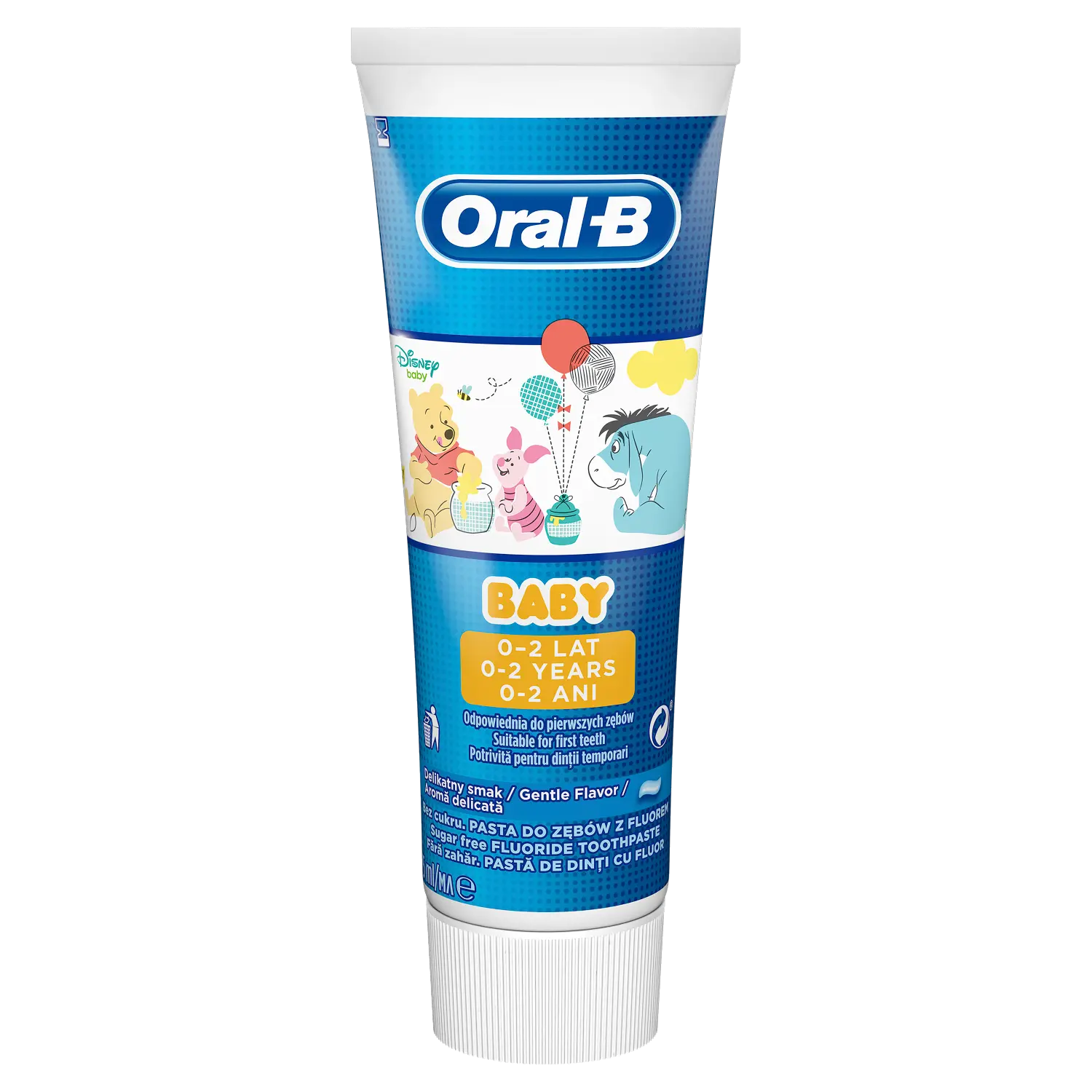 

Oral-B Baby Kubuś Puchatek зубная паста для детей 0-2 лет, 75 мл