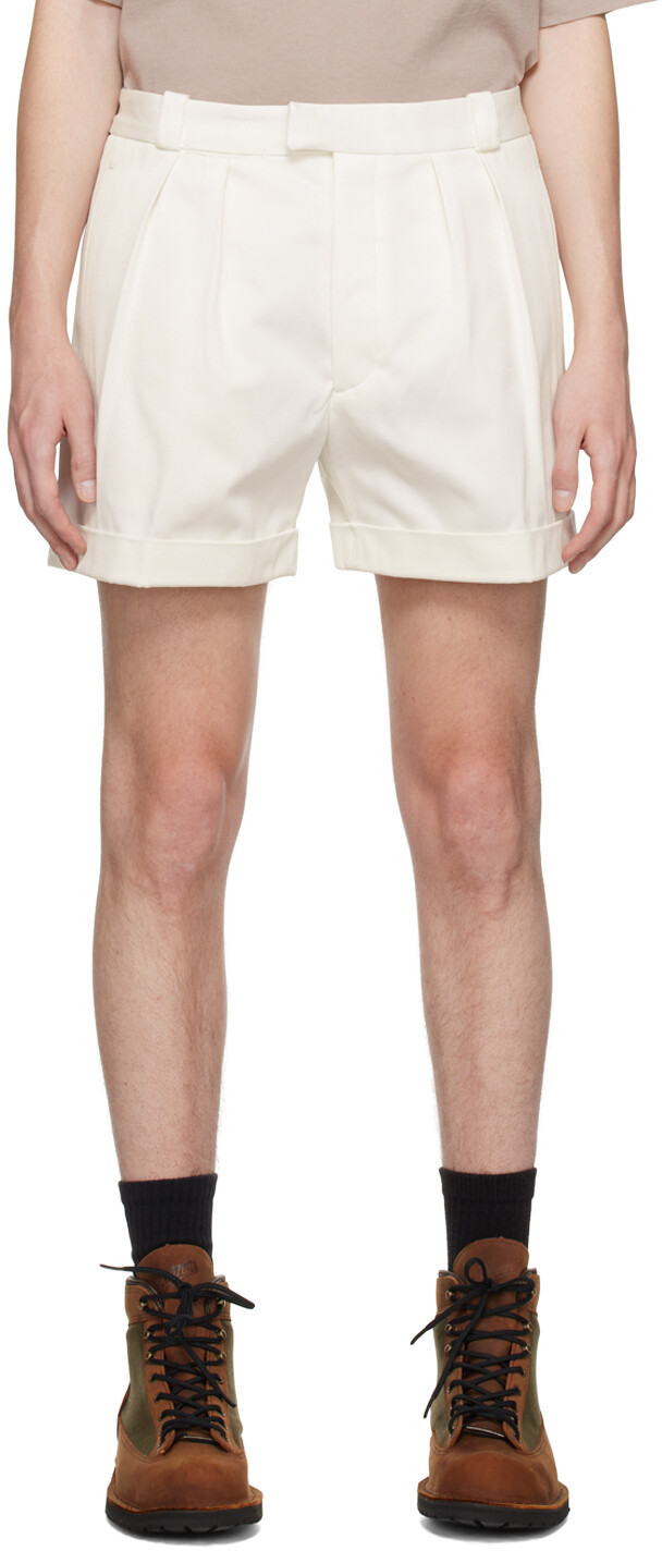 

Белые шорты со складками Acne Studios