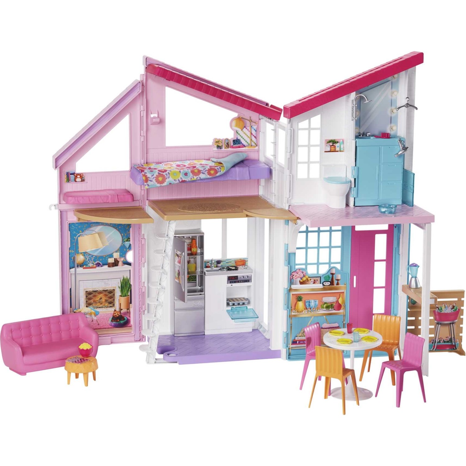 Дом Barbie FXG57 нордпласт домик барби 592 розовый