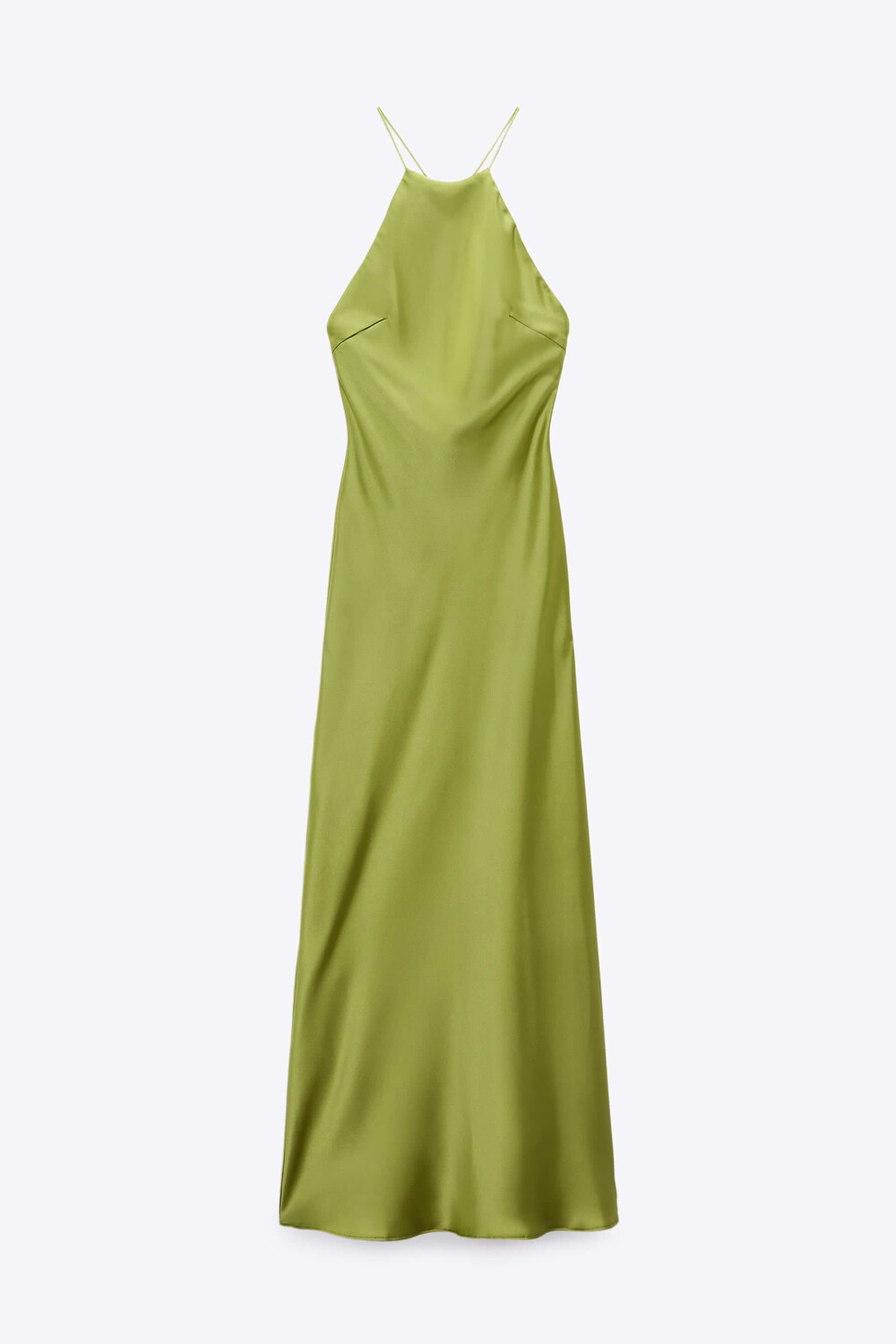 

Платье Zara Satin, зеленый