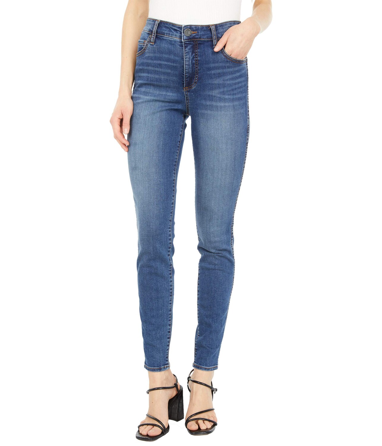

Джинсы KUT from the Kloth, Mia High-Rise Fab Ab Skinny Jeans