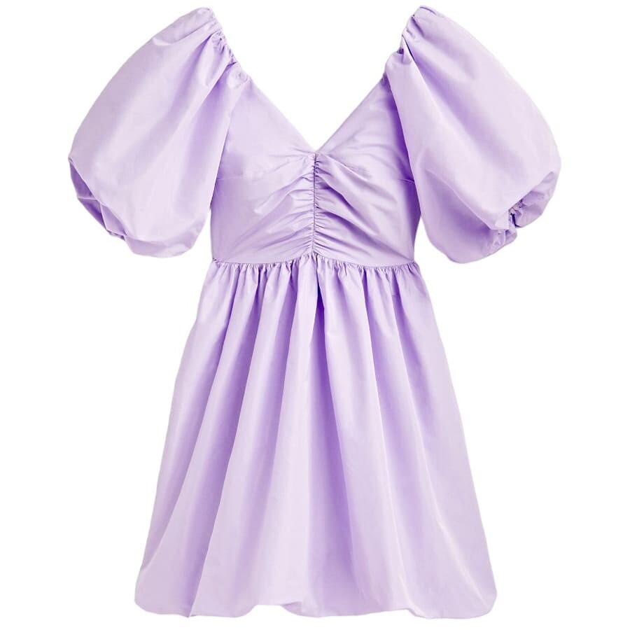 

Платье Massimo Short With Puff Sleeves - Studio, сиреневый
