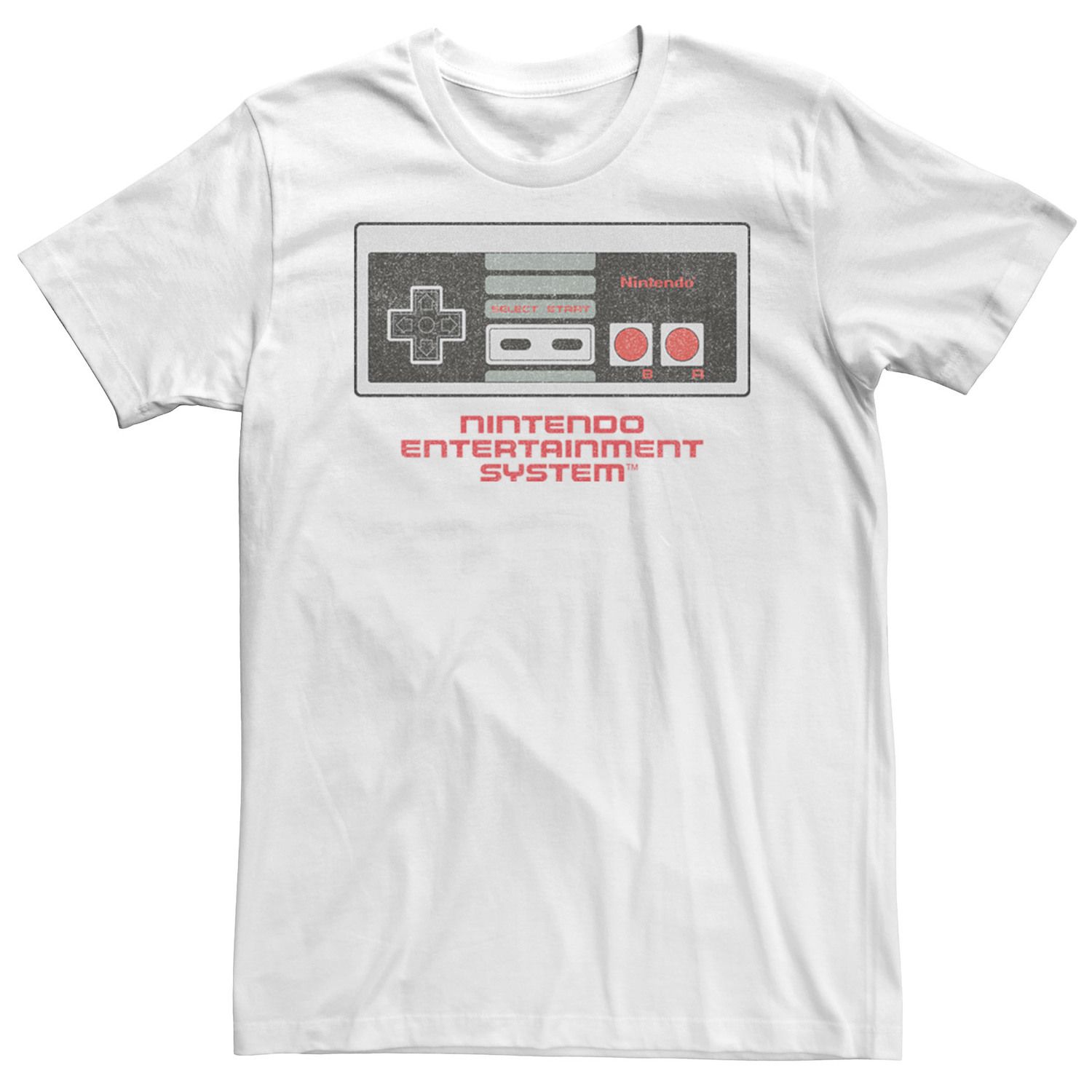 Мужская футболка развлекательной системы с контроллером Nintendo NES Licensed Character