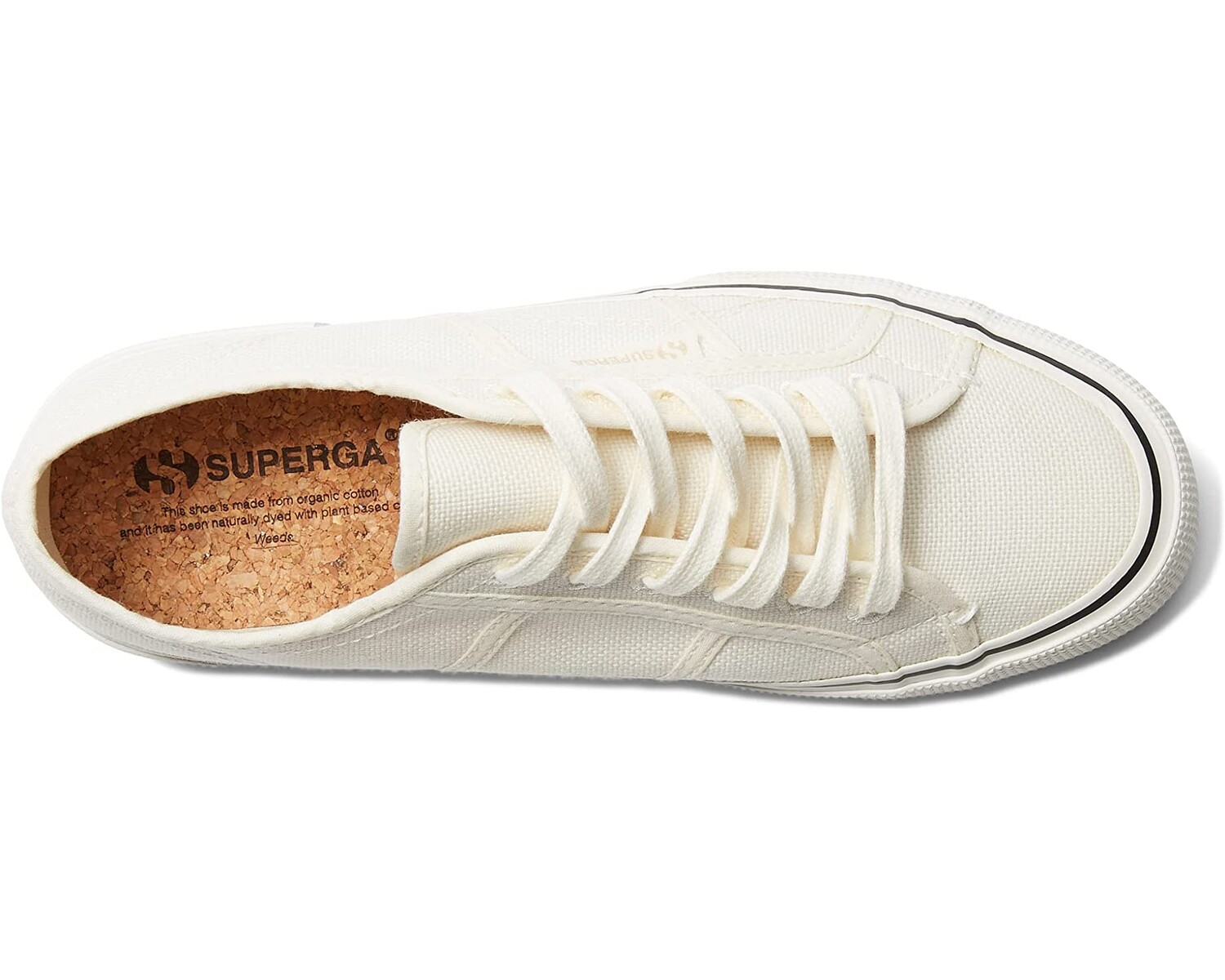 

Кроссовки 2490 Bold Organic Canvas Natural Dye Superga, кремовый