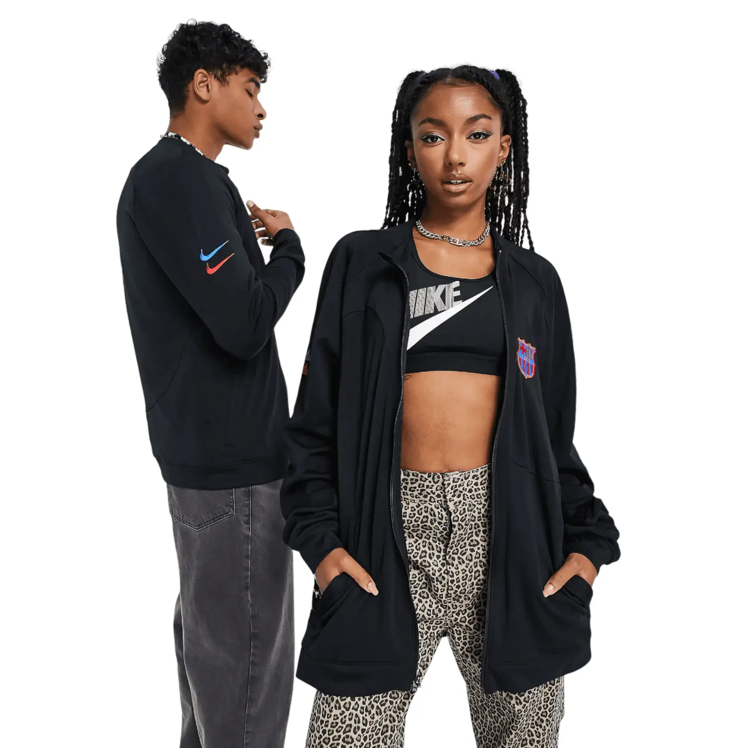 

Куртка Nike Football Barcelona Fc Anthem Unisex, черный