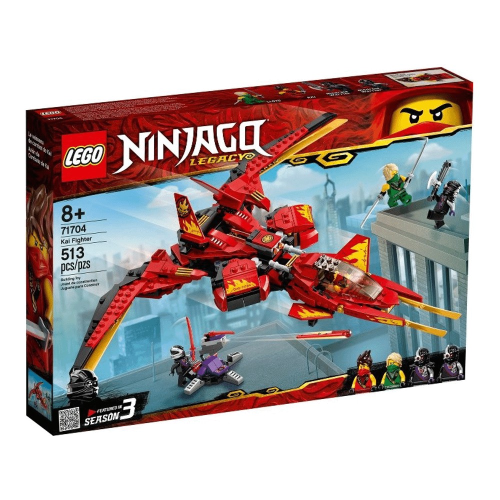 Конструктор LEGO Ninjago 71704 Истребитель Кая конструктор lego ninjago истребитель кая 71704