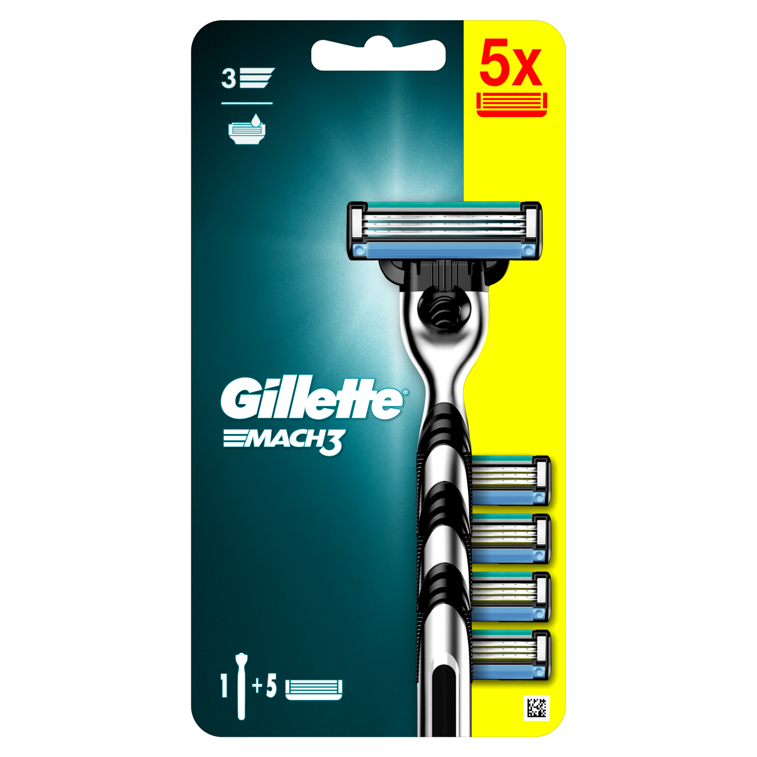 Gillette Mach3 бритва, 1 шт + лезвия, 5 шт/1 упаковка – заказать с  доставкой из-за рубежа через онлайн-сервис «CDEK.Shopping»