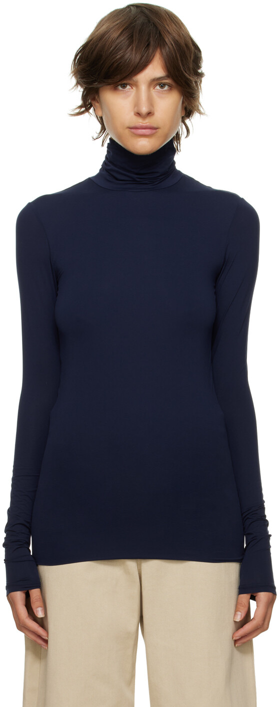 

Темно-синяя водолазка Retina Sportmax, Синий