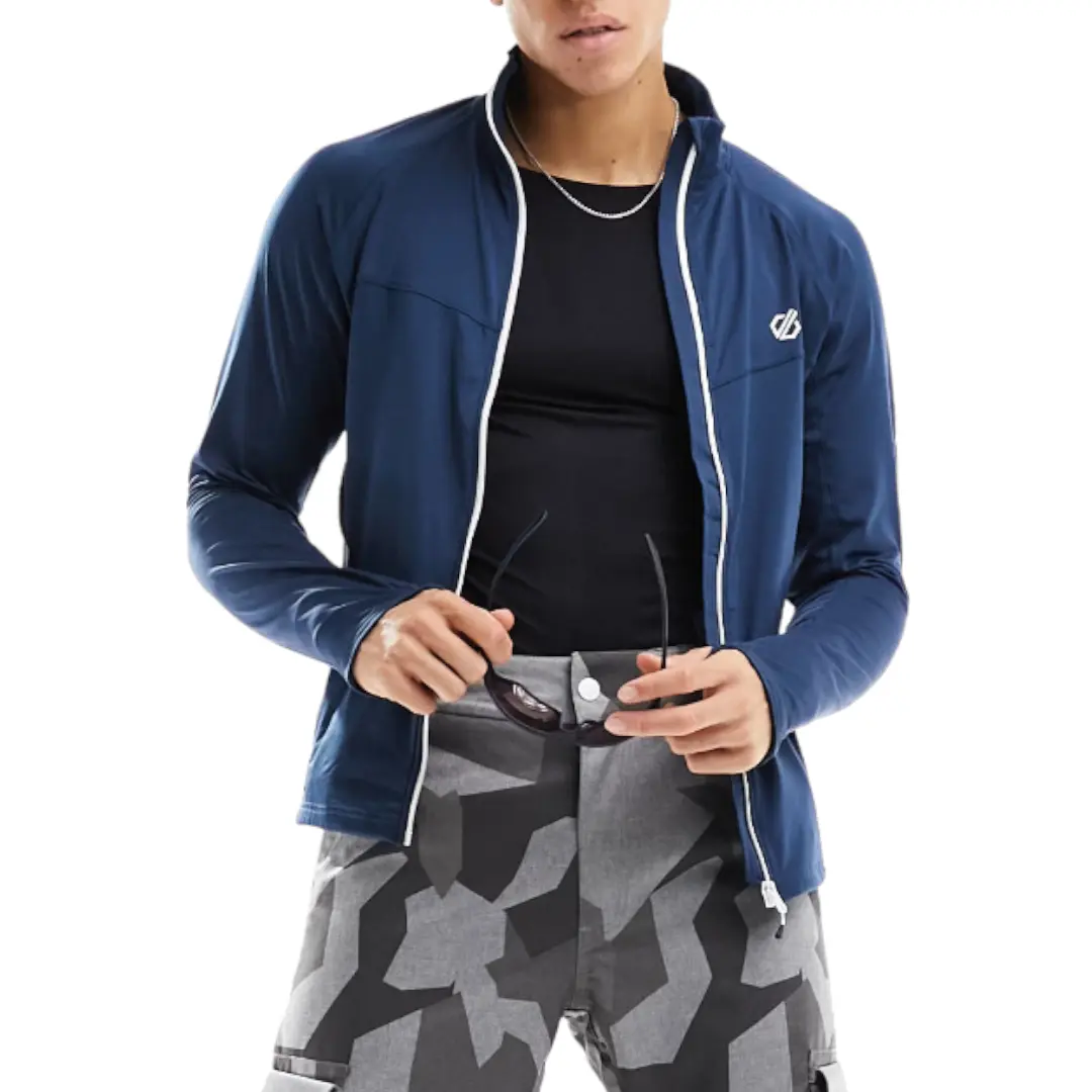 

Спортивная куртка Dare2B Textured Fabric Panel Midlayer, синий