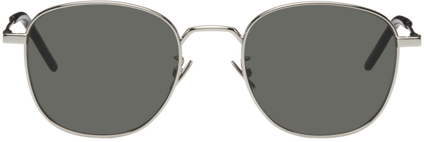 

Серебряные солнцезащитные очки SL 299 Saint Laurent