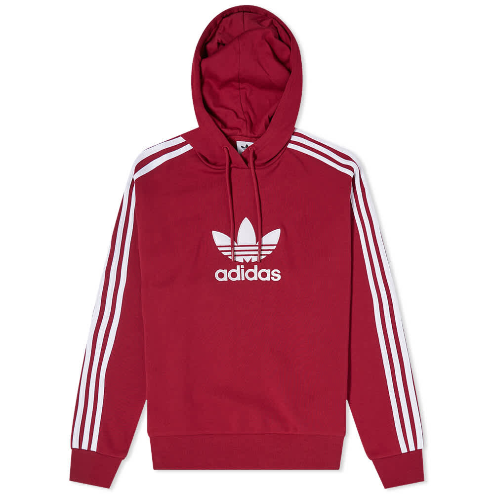 

Женская толстовка Adidas 3-Stripe, красный/белый
