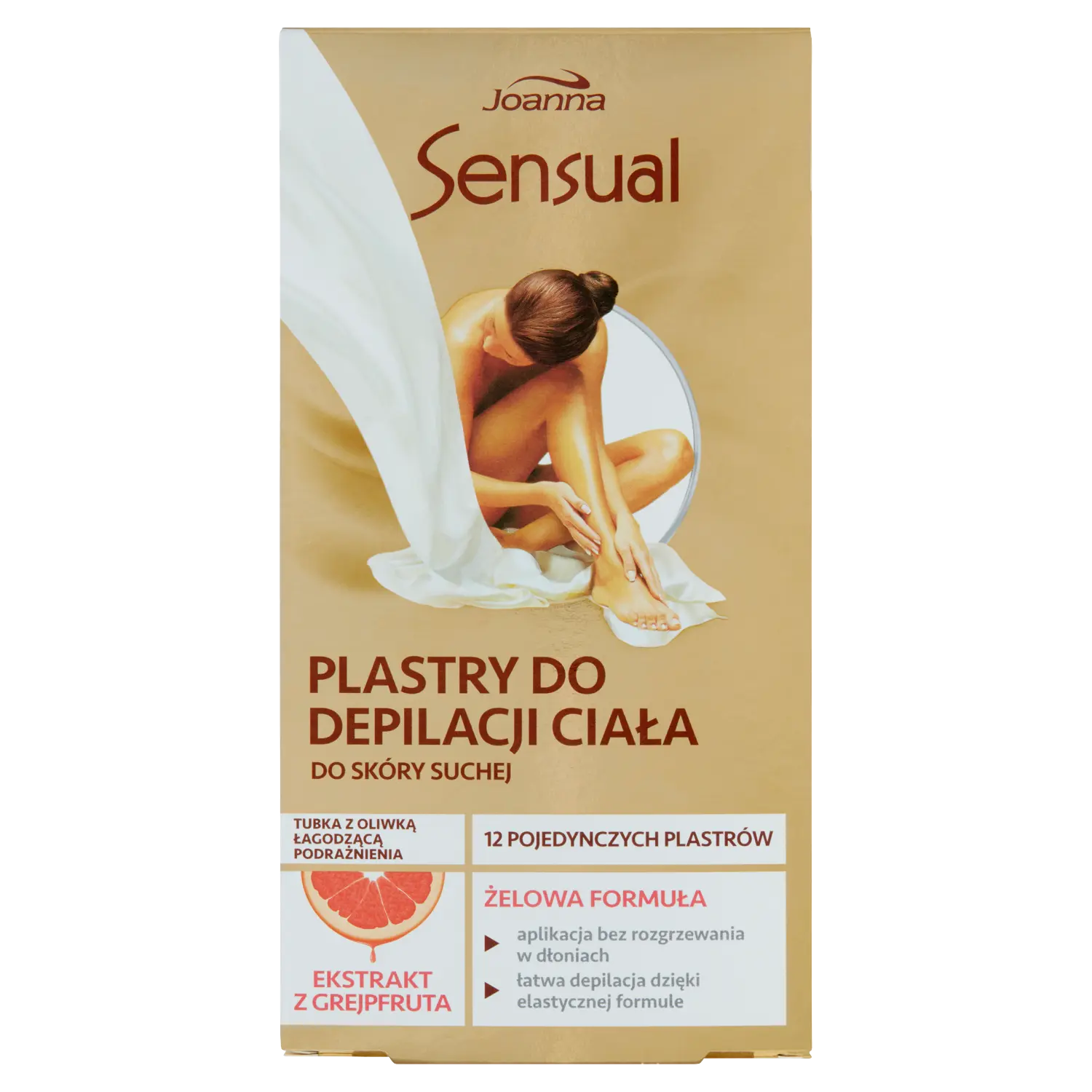 

Joanna Sensual полоски для депиляции тела, 1 упаковка