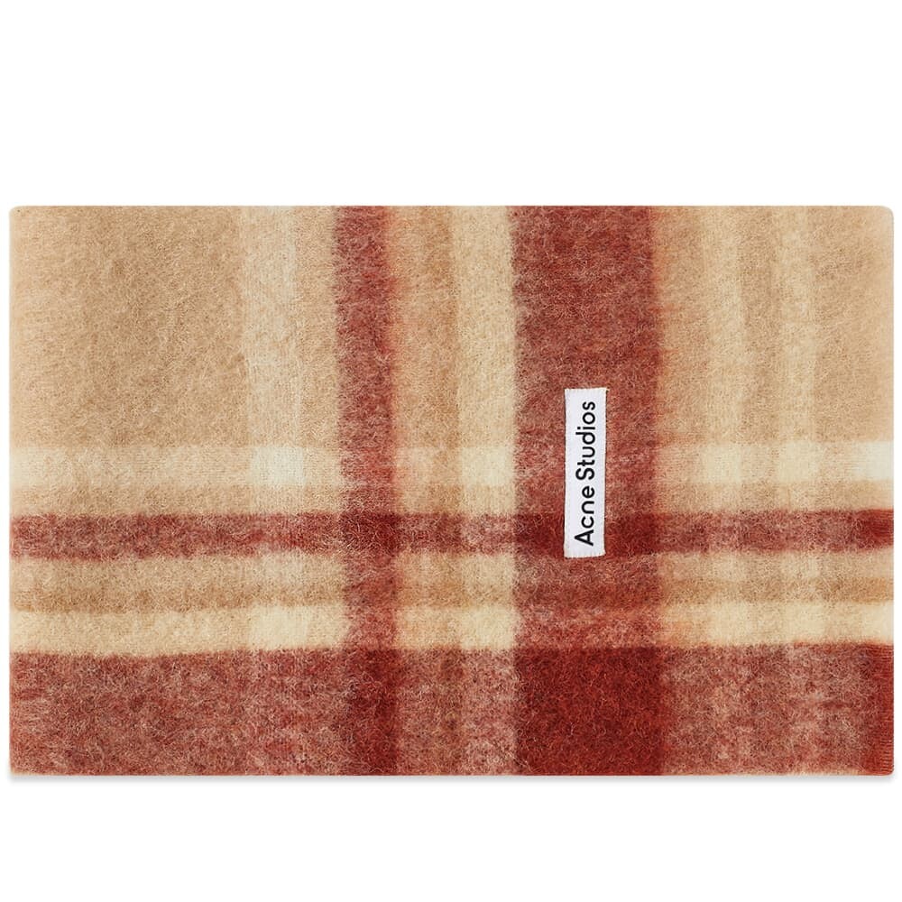 

Шарф Acne Studios Vana Mohair Check Scarf