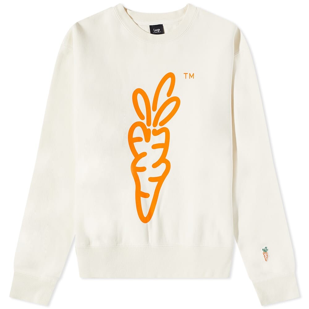 

Толстовка Carrots by Anwar Carrots Signature Carrot Crew Sweat, Белый