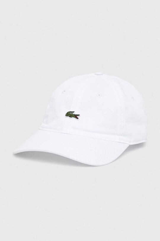 Бейсболка из хлопка Lacoste, белый