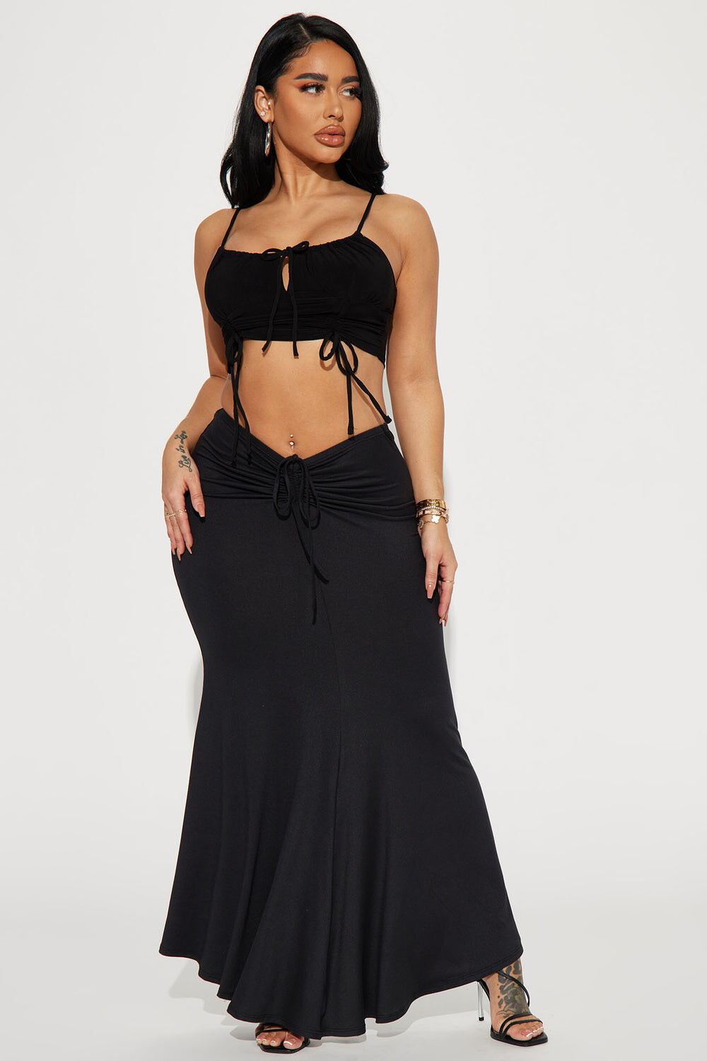 

Юбка Fashion Nova ZDM4629, черный