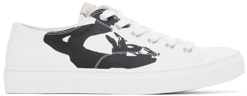 

Белые низкие кеды Plimsoll 2.0 Vivienne Westwood