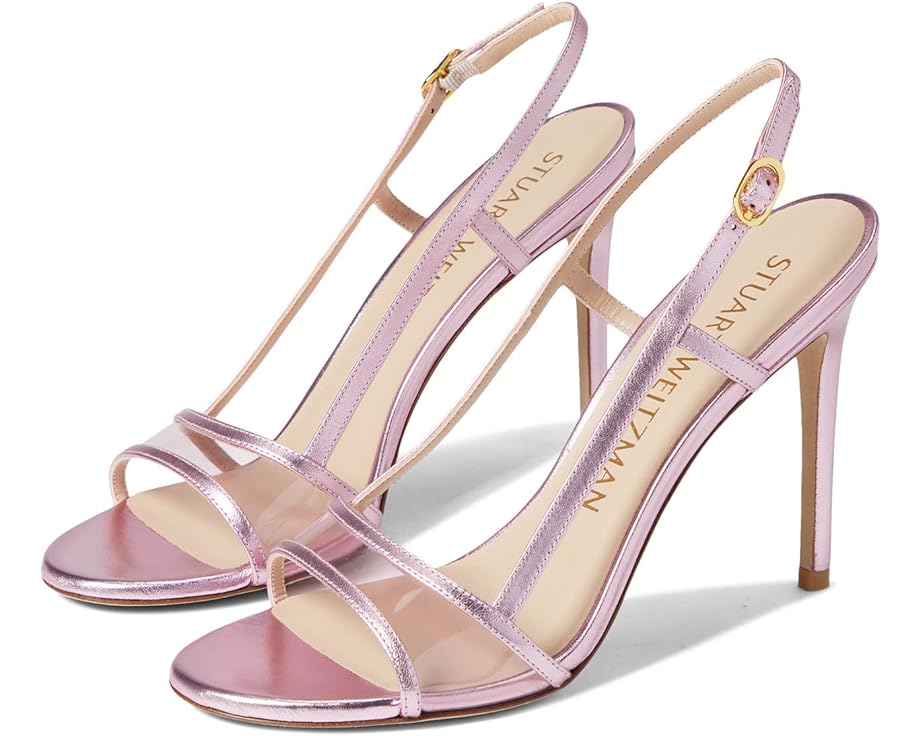Туфли Stuart Weitzman Mondrian 100 Sandal, цвет Cotton Candy/Light Pink