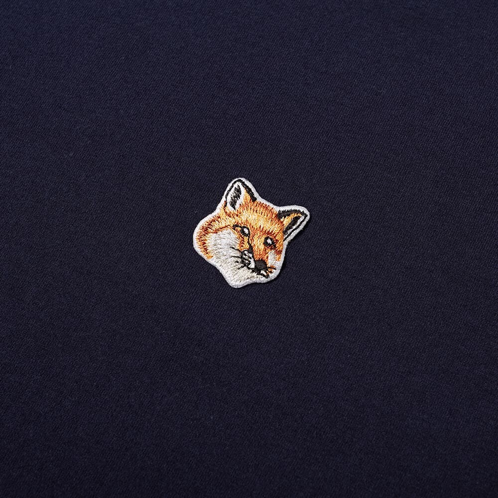 

Футболка Maison Kitsuné Long Sleeve Fox Head Patch Tee