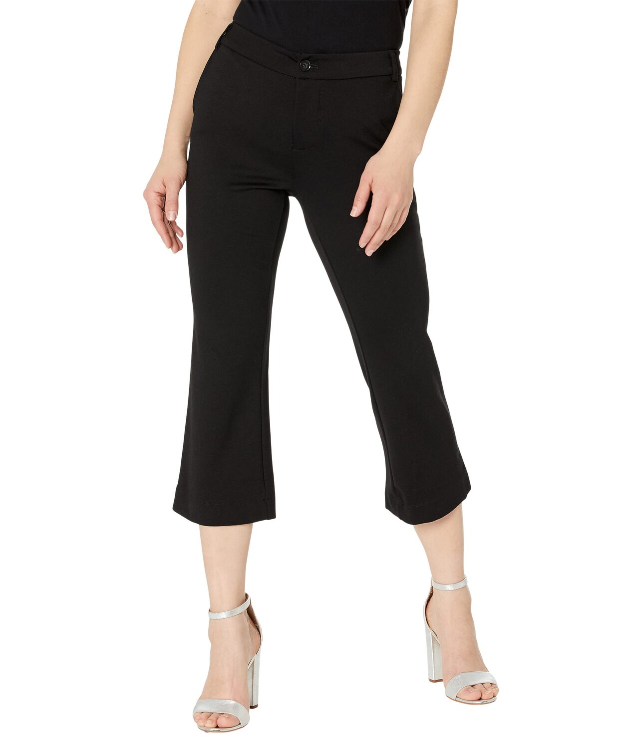 

Джинсы NYDJ, Petite Flare Crop Bootcut in Black