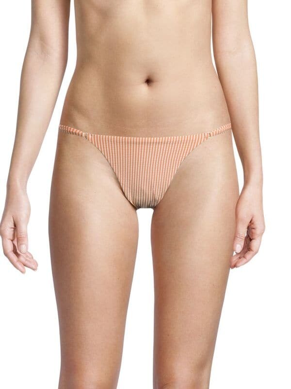 

Низ бикини в полоску hannah seersucker Onia Peach, Коричневый