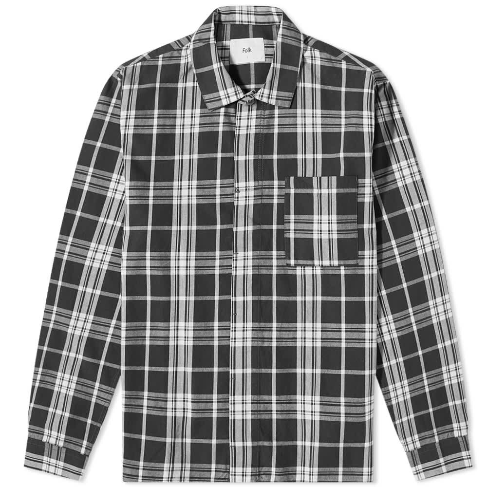 

Рубашка Folk Checked Patch Shirt