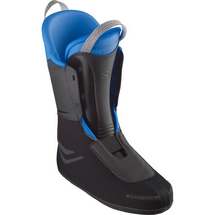 Лыжные ботинки S/Pro HV 130 GW — 2024 мужские Salomon, цвет Black/Blue Metallic/Beluga лыжные ботинки s pro supra boa 105 gw 2024 женские salomon цвет rose shadow black beluga