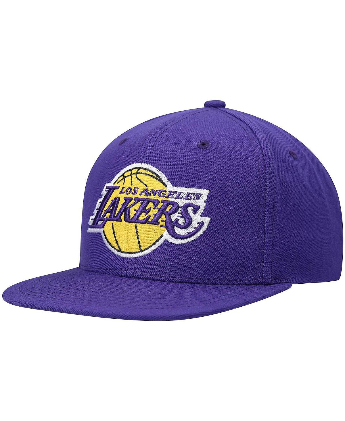 Мужская фиолетовая кепка Los Angeles Lakers Ground 2.0 Snapback Mitchell & Ness