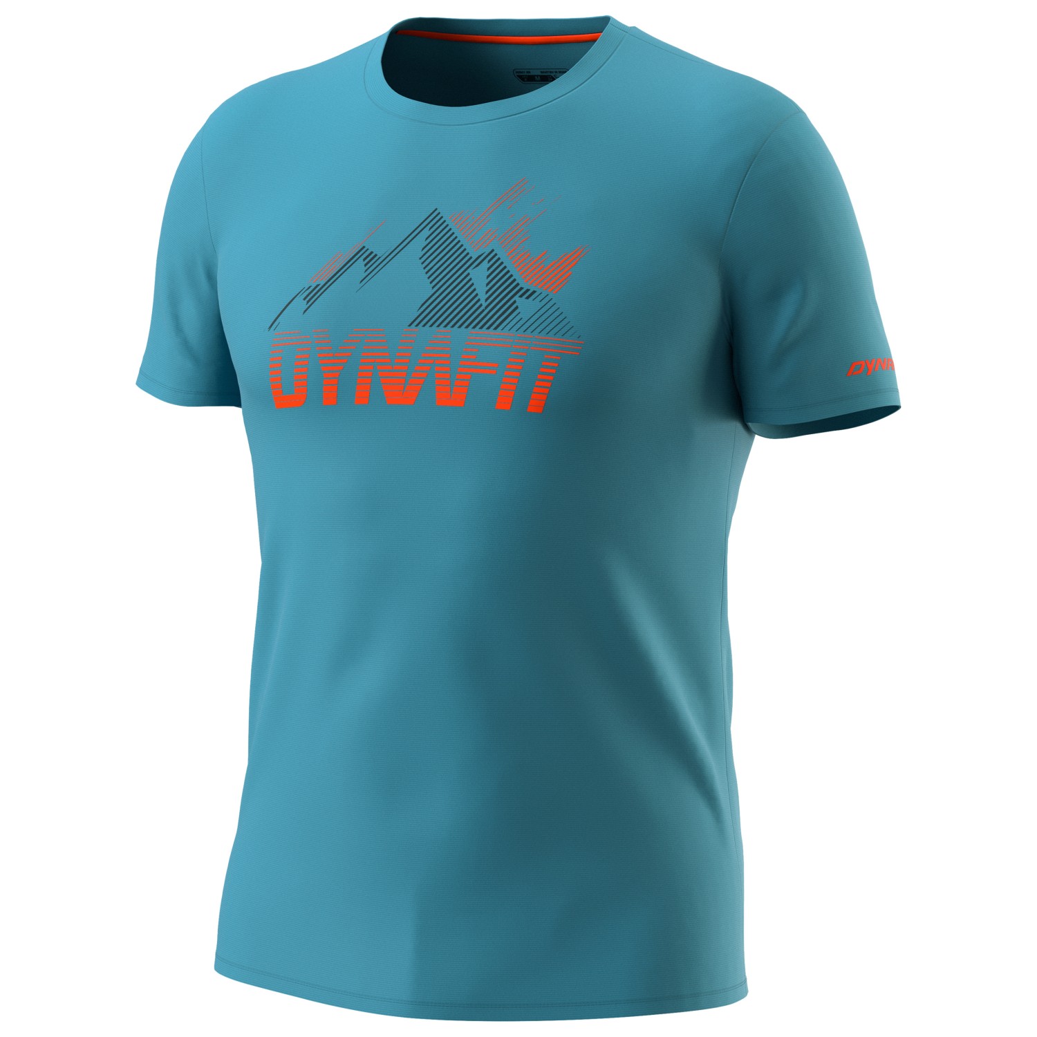 Функциональная рубашка Dynafit Transalper Graphic S/S Tee, цвет Storm Blue/4490