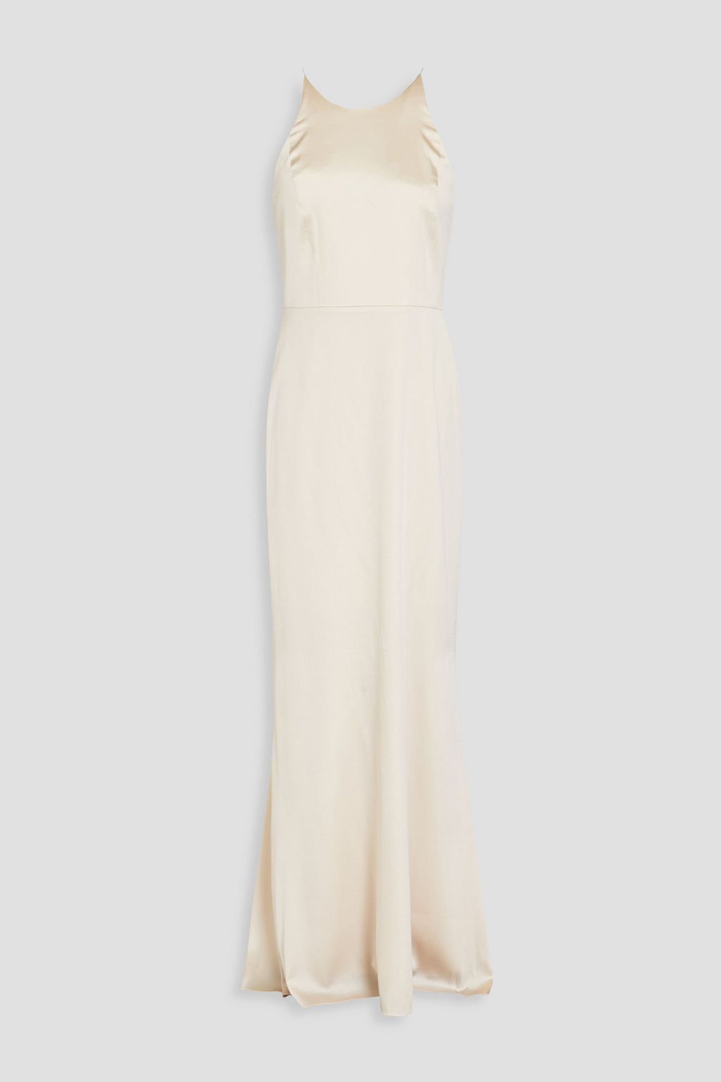 цена Атласное платье Samia ALICE + OLIVIA, кремовый
