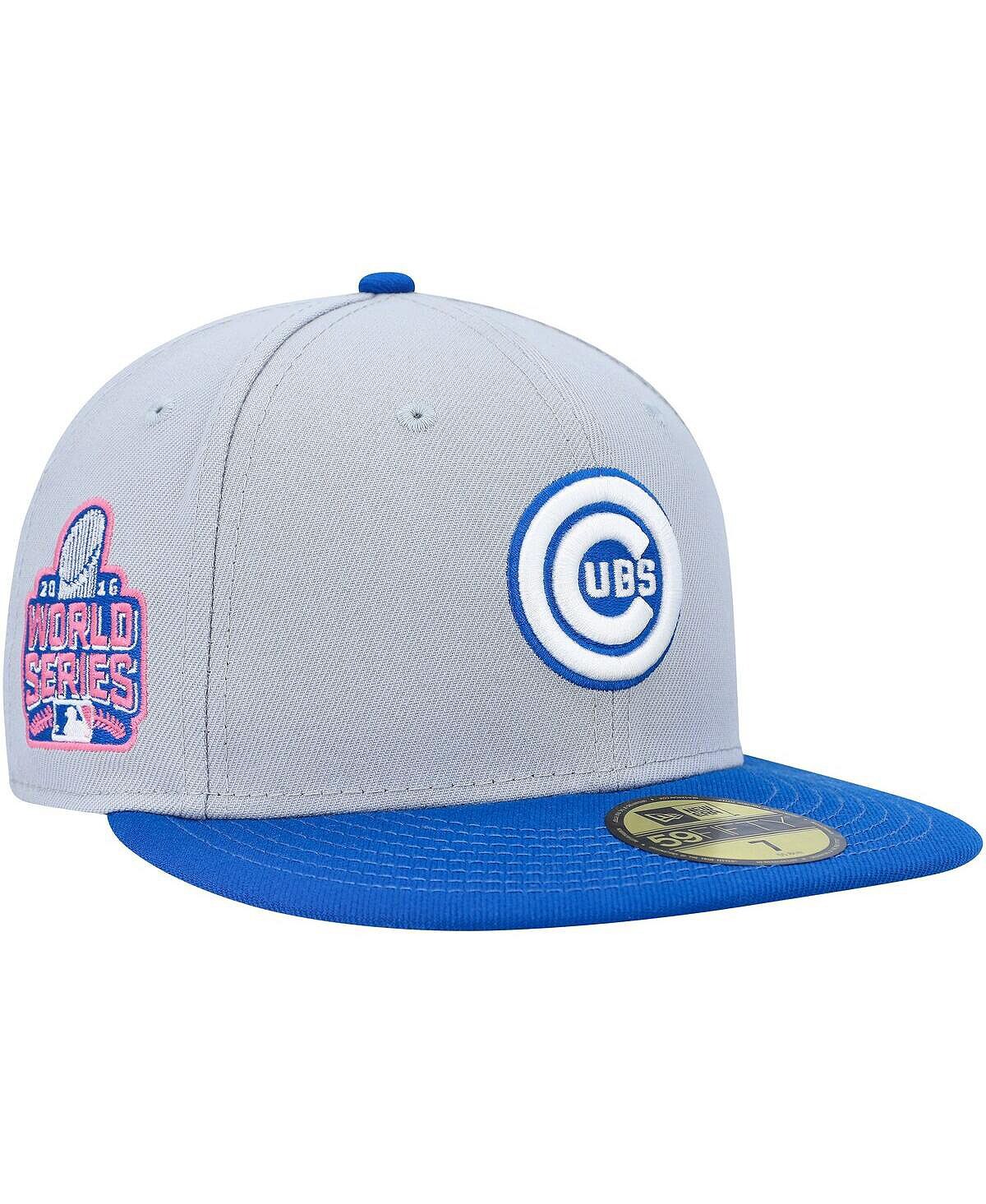 

Мужская серо-синяя приталенная шляпа Chicago Cubs Dolphin 59FIFTY New Era