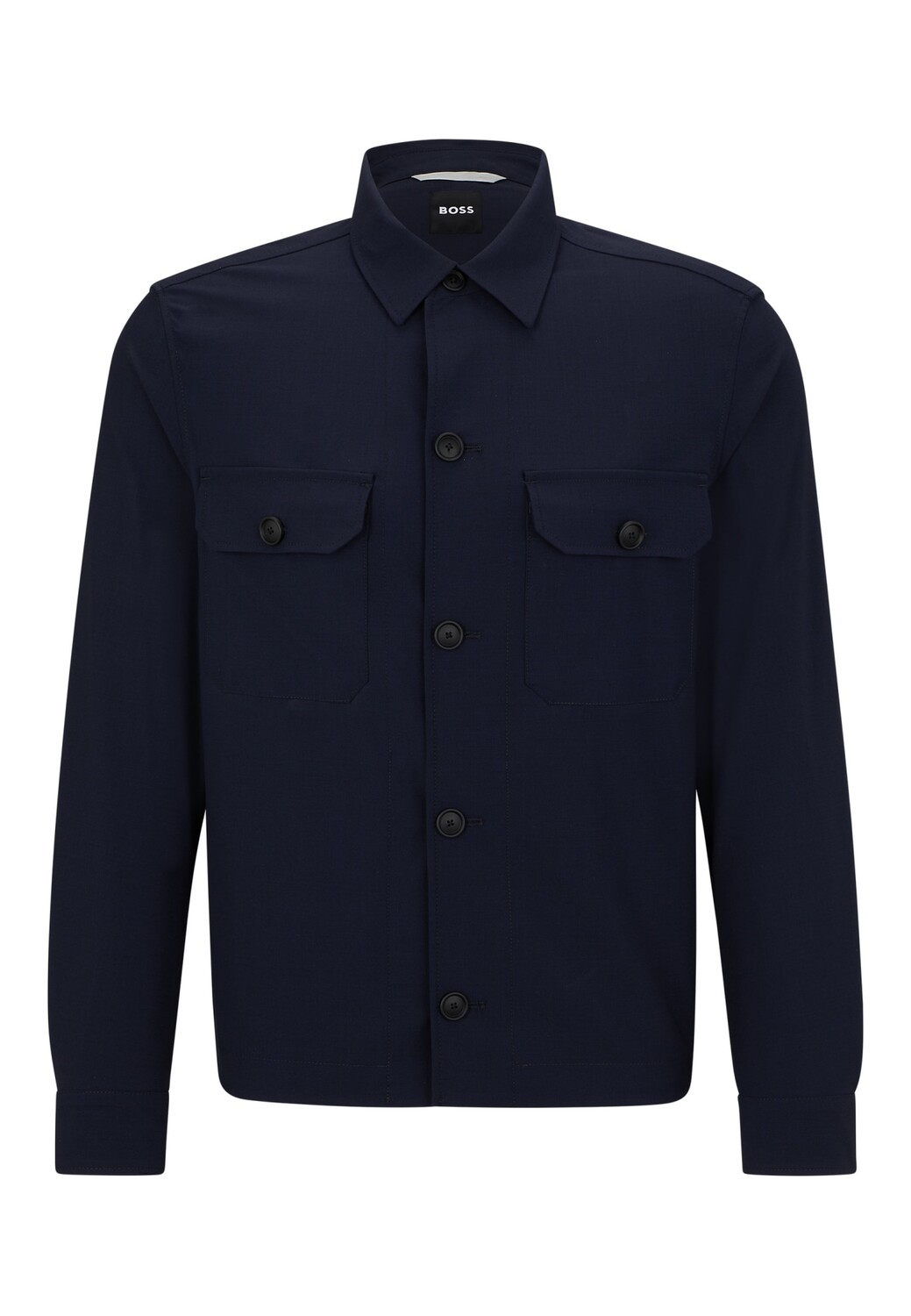 

Блейзер BOSS P-CARPER-OS-WG-233F Relaxed Fit, темно-синий