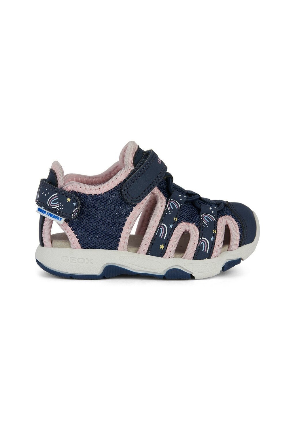 Треккинговые сандалии MULTY Geox, цвет navy light pink комбинезон minoti цвет light pink navy