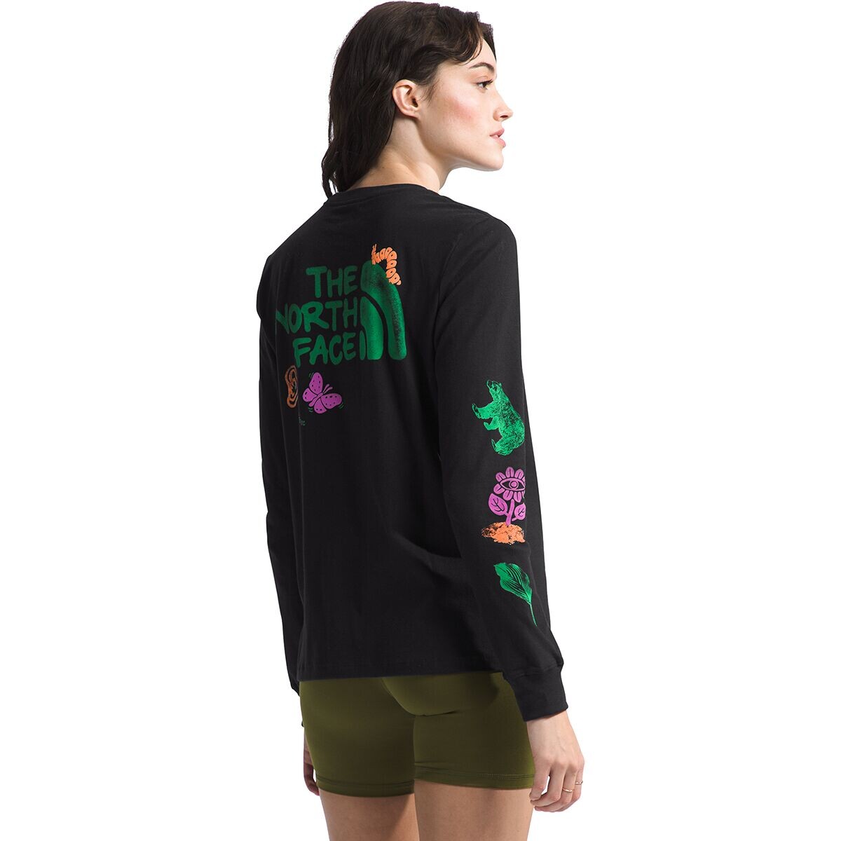

Футболка outdoors together с длинными рукавами The North Face, цвет tnf black/outdoors together graphic