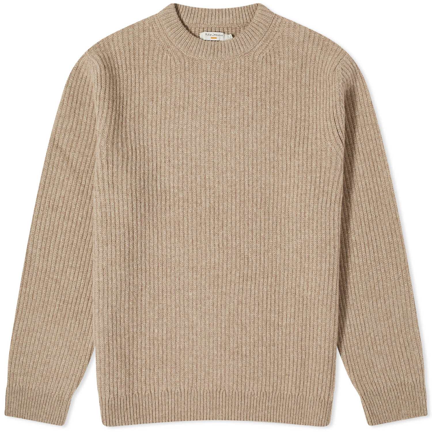 

Джемпер Nudie Jeans August Rib Wool, цвет Oat