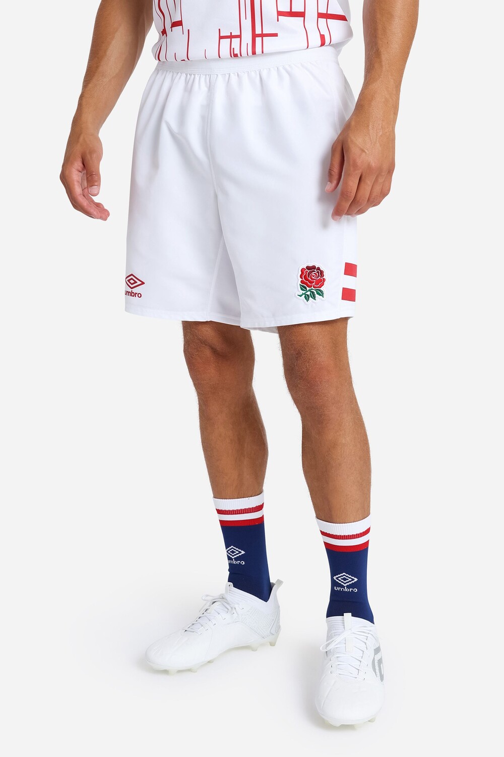 

Реплика домашних шорт для регби белого цвета Англия Umbro, белый