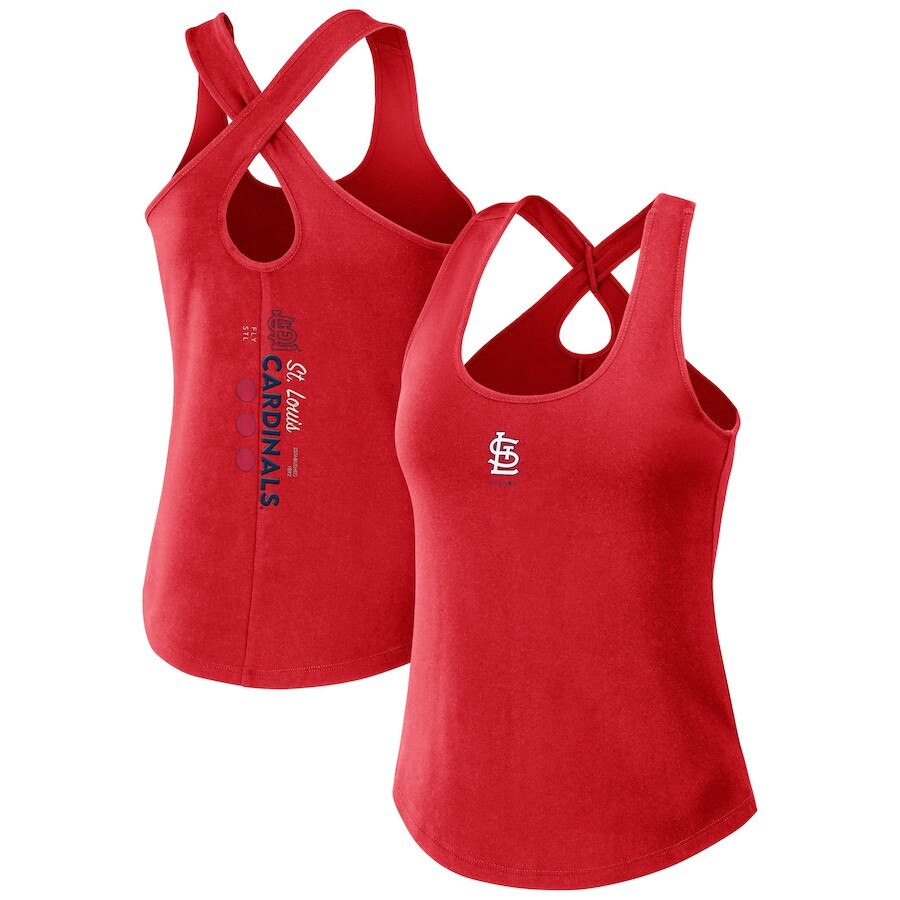 

Топ WEAR by Erin Andrews St Louis Cardinals, красный