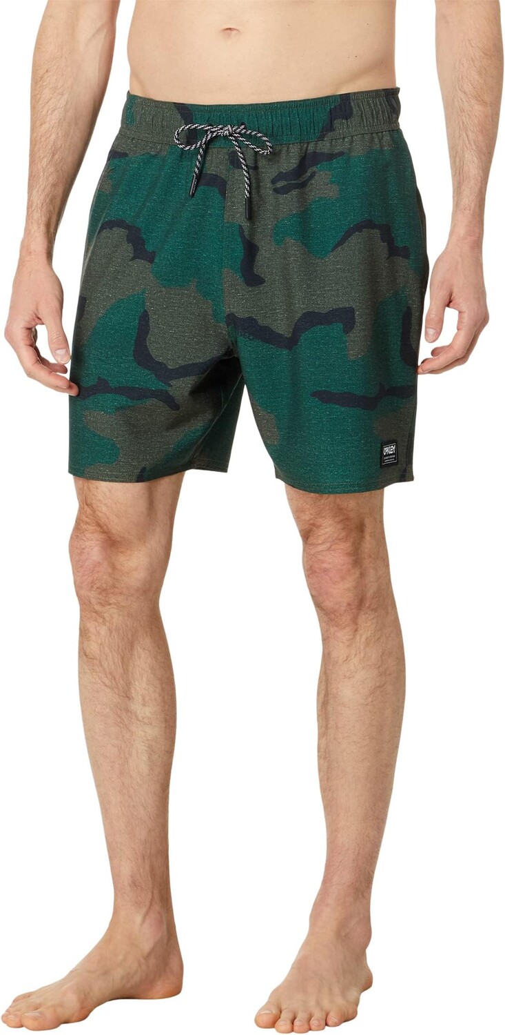 

Пляжные шорты Oakley Retro Camo Recycled 18" Beachshorts, цвет B1B Camo Hunter