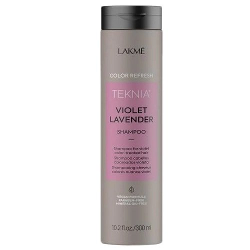 Шампунь освежающий цвет для окрашенных волос 300мл Teknia Violet Lavender Shampoo, Lakme шампунь для волос lakme teknia refresh violet lavender shampoo 300 мл
