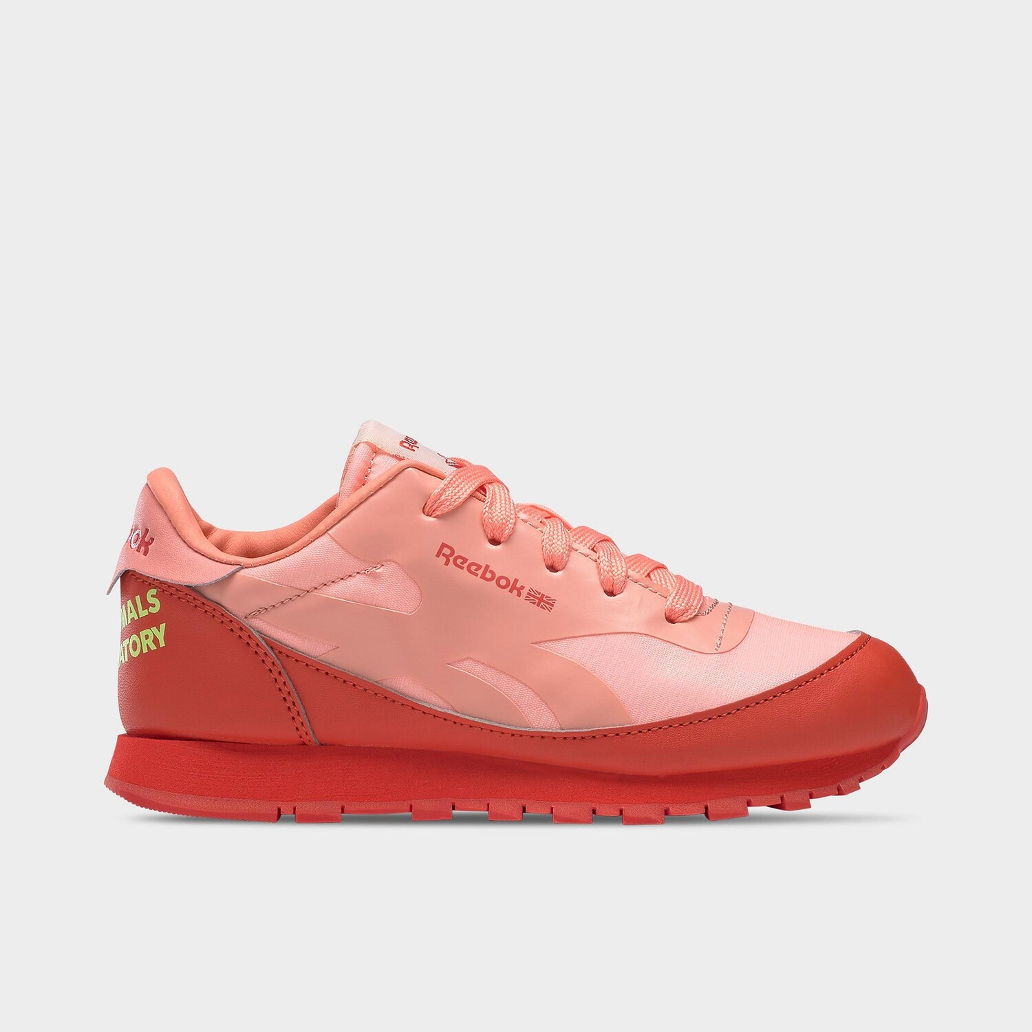 

Классическая кожаная повседневная обувь Reebok x Animals Observatory для маленьких детей, розовый
