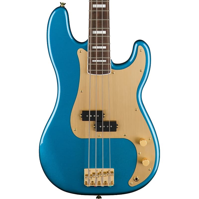 

Squier 40th Anniversary Precision Bass, Gold Edition - Lake Placid Blue