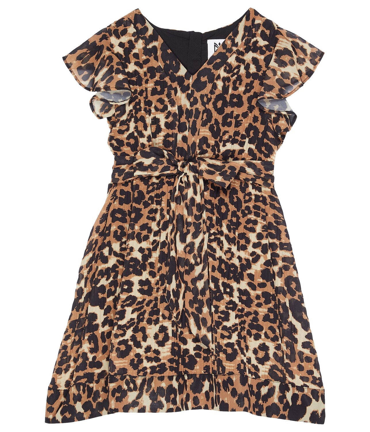 

Платье MILLY MINIS, Liv Leopard Print Pleated Dress